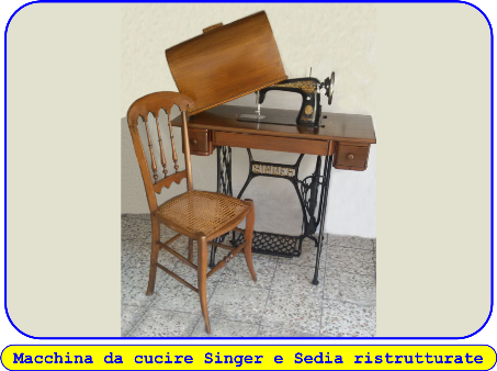 Singer e sedia